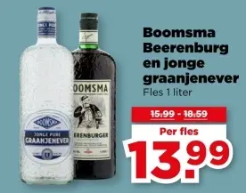 Aanbieding: Boomsma Beerenburg en jonge graanjenever
