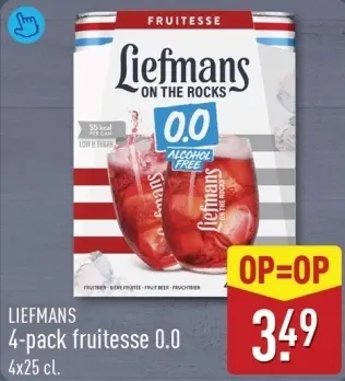 Aanbieding: Fruitesse 0.0 4-pack