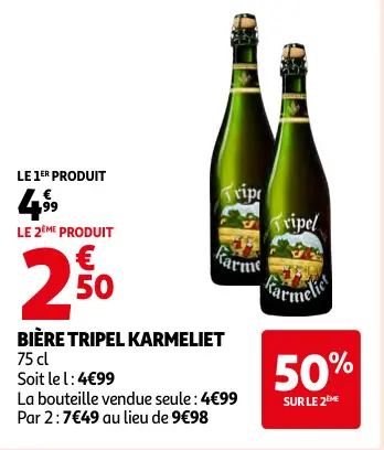 Offre: Bière tripel KARMELIET