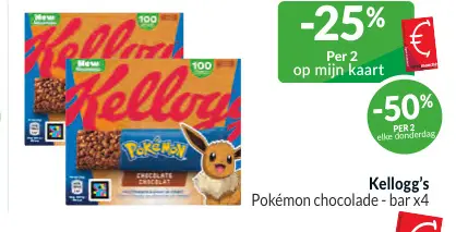 Promotie: Pokémon chocolade bar