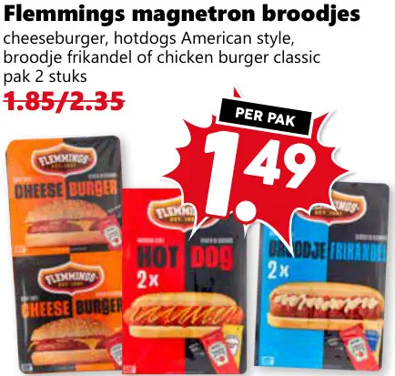 Aanbieding: Magnetron broodjes