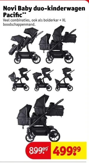 Aanbieding: Novi Baby duo-kinderwagen Pacific