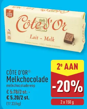 Promotie: Melkchocolade