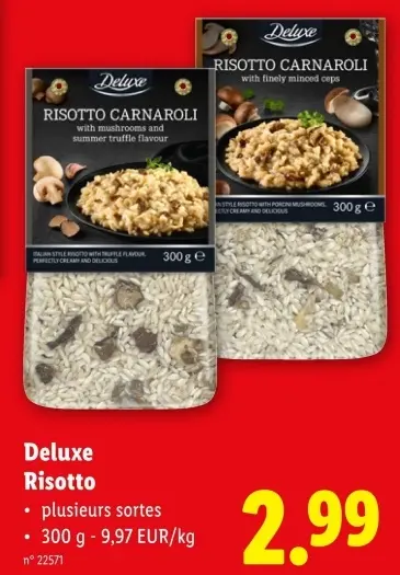 Offre: Risotto Carnaroli