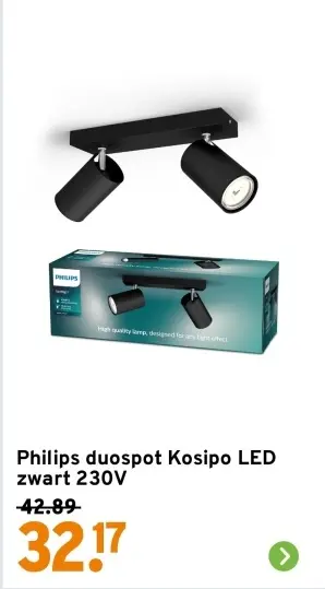 Aanbieding: duospot Kosipo LED