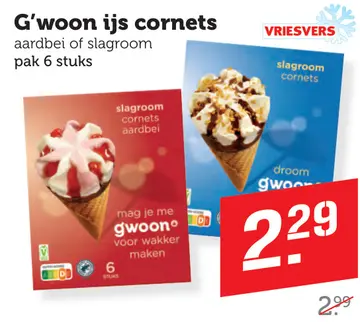 Aanbieding: IJs cornets