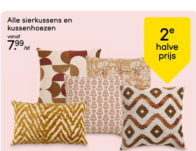 Aanbieding: Alle sierkussens en kussenhoezen