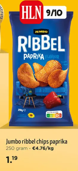 Promotie: Ribbel chips paprika