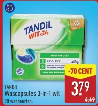 Aanbieding: Wascapsules 3-in-1 wit