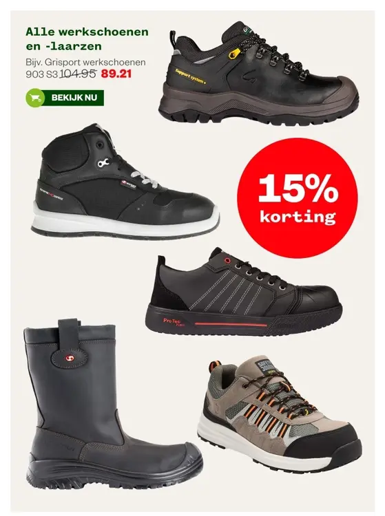 Aanbieding: Alle werkschoenen en -laarzen