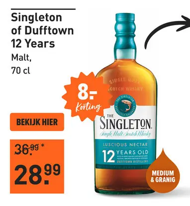 Aanbieding: Singleton of Dufftown 12 Years