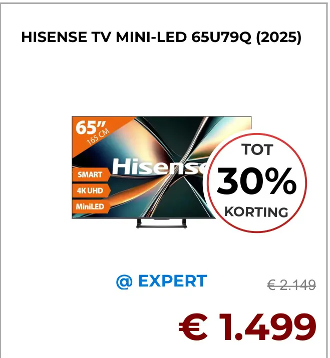 Aanbieding: Tv mini-led 65u79q (2025)