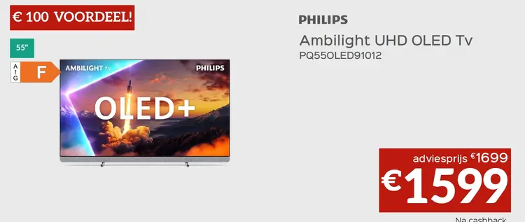 Promotie: Ambilight UHD OLED Tv