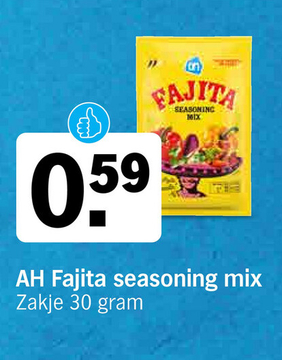 Aanbieding: AH Fajita seasoning mix