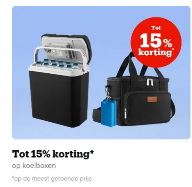 Aanbieding: koelboxen