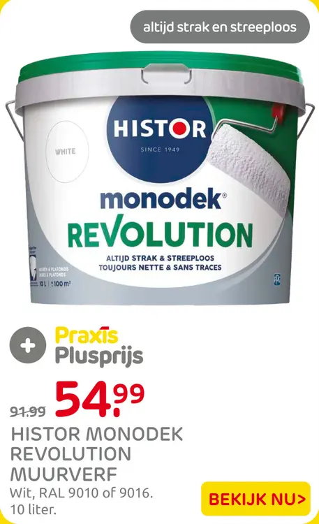 Aanbieding: Monodek Revolution Muurverf