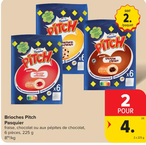 Offre: Brioches Pitch