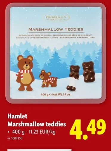 Aanbieding: Marshmallow teddies