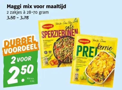 Aanbieding: Maggi mix voor maaltijd