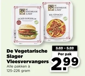 Aanbieding: De Vegetarische Slager Vleesvervangers