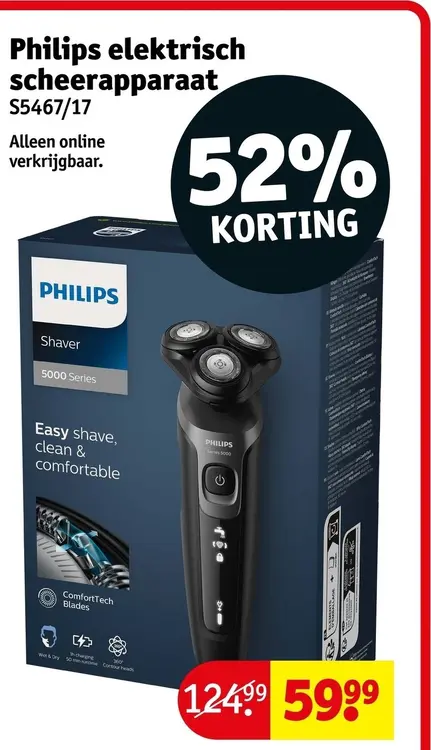 Aanbieding: Elektrisch scheerapparaat S5467/17