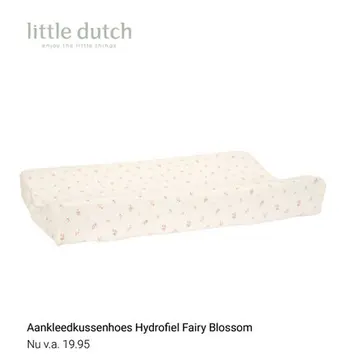 Aanbieding: Aankleedkussenhoes Little Dutch Hydrofiel Fairy Blossom