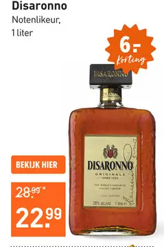 Aanbieding: Disaronno Notenlikeur