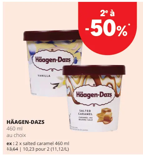 Offre: Häagen-Dazs