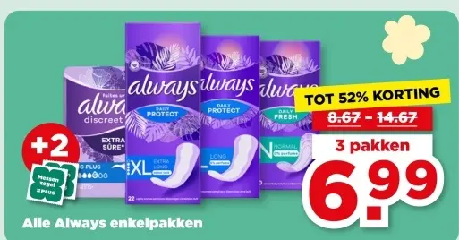 Aanbieding: Always
