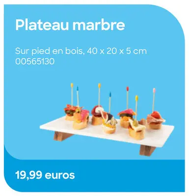 Offre: Plateau marbre