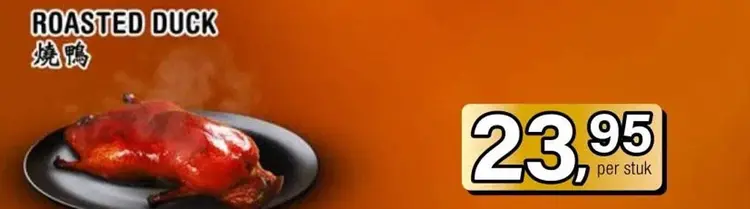 Aanbieding: Roasted duck
