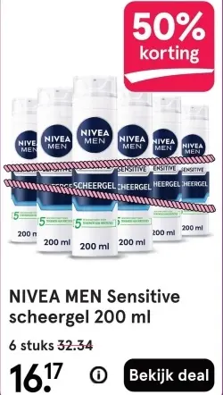 Aanbieding: Sensitive scheergel