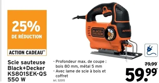 Offre: Scie sauteuse