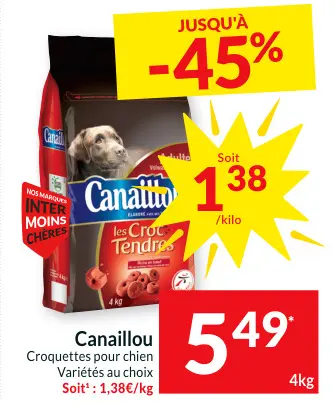 Offre: Canaillou Croquettes pour chien