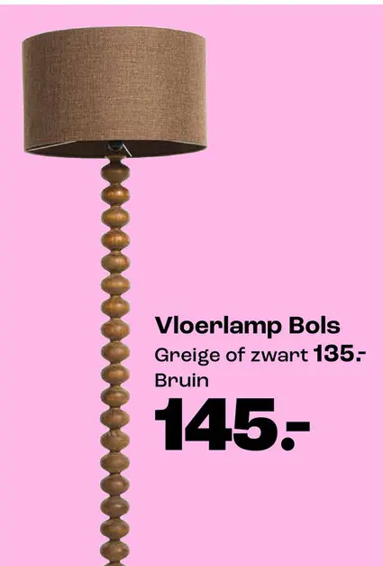 Aanbieding: Vloerlamp Bols