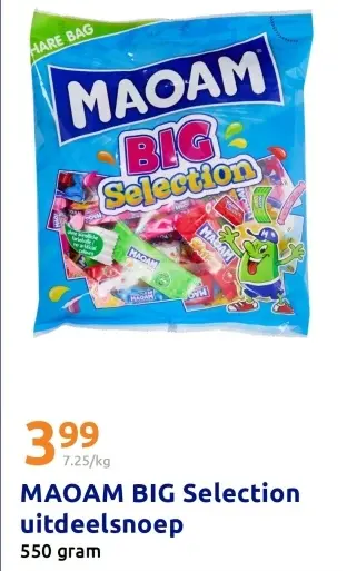 Aanbieding: MAOAM BIG Selection uitdeelsnoep