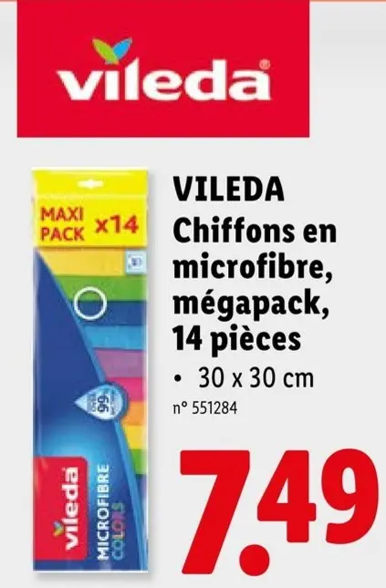 Offre: Chiffons en microfibre, mégapack