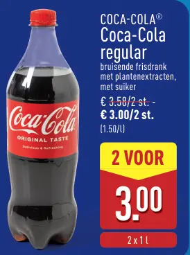 Promotie: Coca-Cola regular