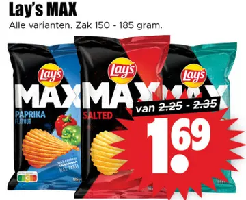 Aanbieding: Lay's MAX