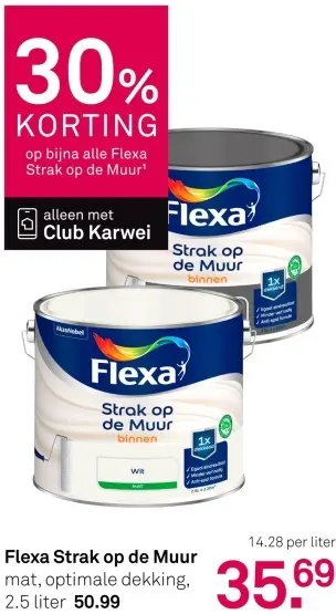 Aanbieding: Strak op de Muur