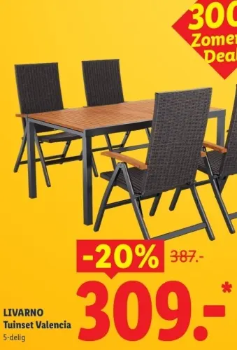 Aanbieding: Tuinset Valencia