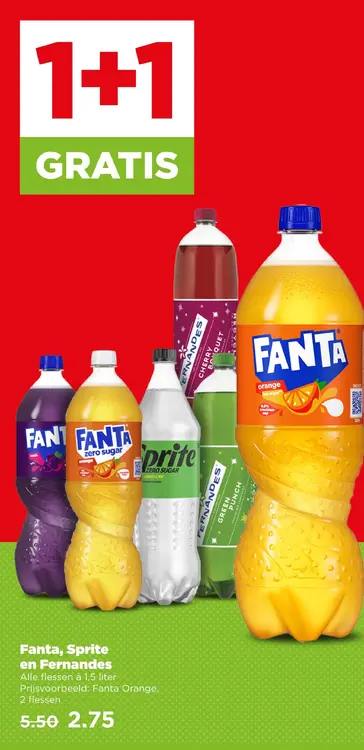 Aanbieding: Fanta, Sprite en Fernandes
