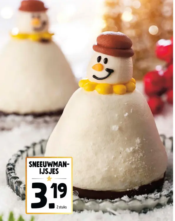 Aanbieding: Sneeuwman-ijsjes