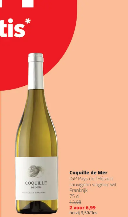 Promotie: Coquille de Mer