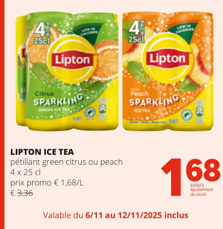 Offre: Ice tea