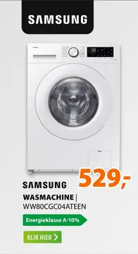 Aanbieding: Samsung WW80CGC04ATEEN