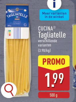 Promotie: Tagliatelle
