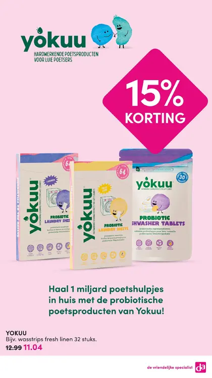 Aanbieding: Yokuu Wasstrips fresh linen