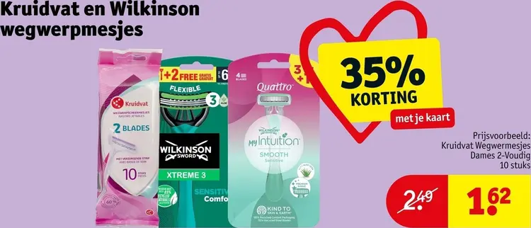 Aanbieding: Wegwerpmesjes