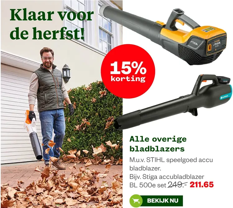Aanbieding: Alle overige bladblazers